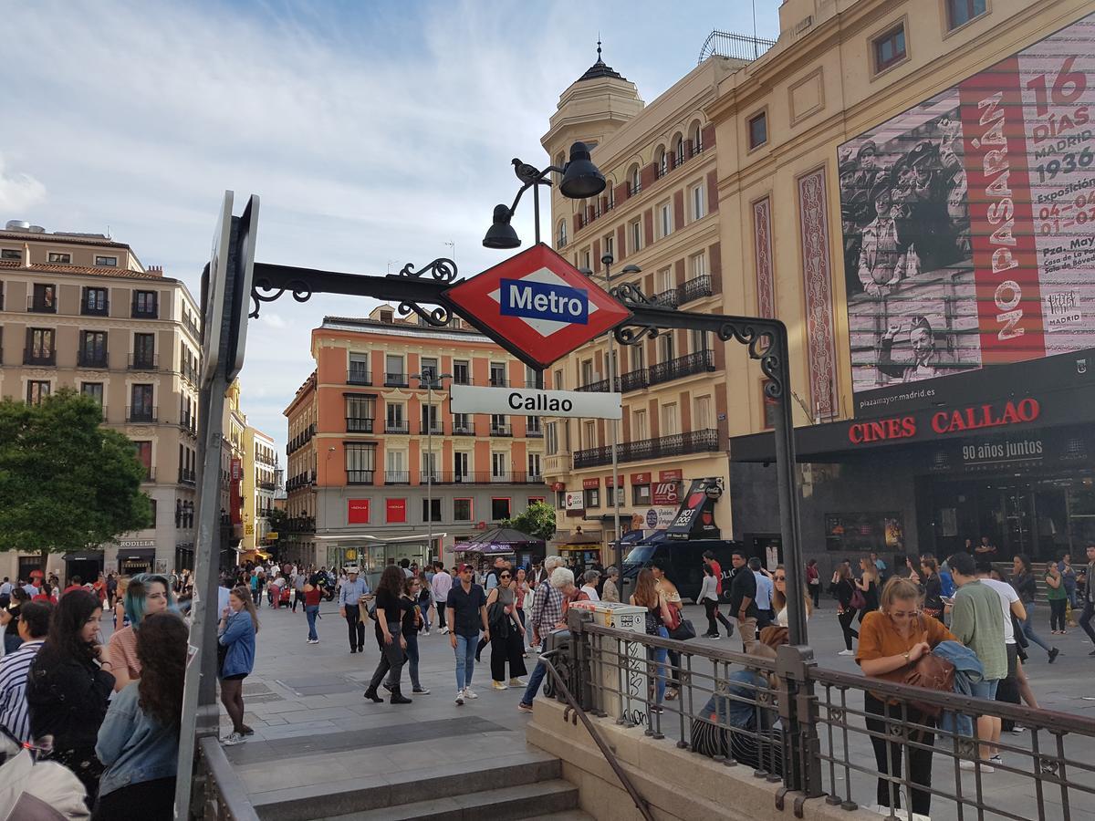 Callao Apartment Madrid Eksteriør billede